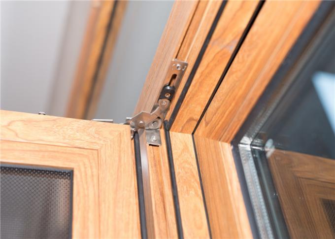 Kusen Aluminium Jendela Kaca Dan Kusen Pintu Horisontal Pola Pembukaan Vertikal