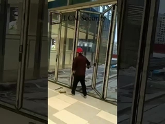 Aluminium Jelas Lipat Kaca Jendela Isolasi Panas Disesuaikan