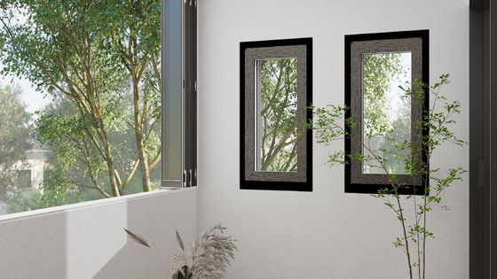 Custom Aluminium Top Hang Window Kaca Aluminium Patio Windows Casement