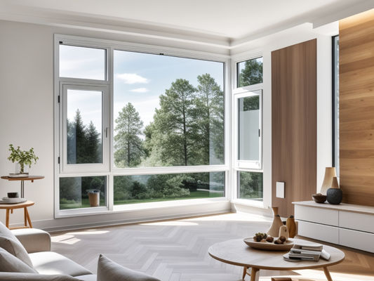 Bodas Hunian Aluminium Casement Jendela Thermal Brake AAMA