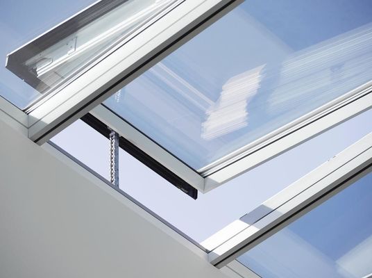 OEM / ODM Aluminium Window Insulation Outward Top Hanging Opening Out Window