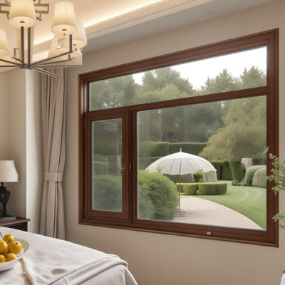 OEM / ODM Besar Bagian Bawah Gantung Casement Windows Fungsi Soundproof
