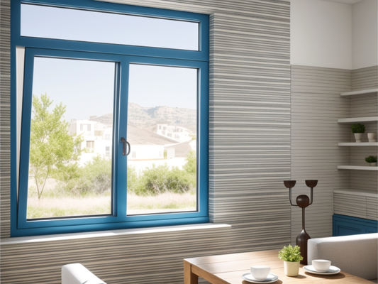 ODM Arsitektur Anodizing Aluminium Window Casement Bagian Bawah Hang Opening