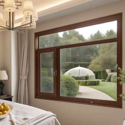 Rumah Custom Bagian bawah gantung Casement Window Dustproof Insulasi Panas