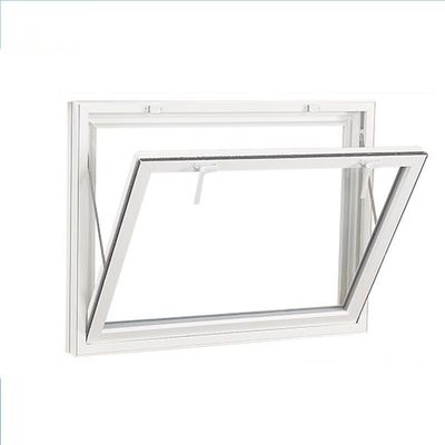 Aluminium Bagian Bawah Hinged Jendela Bukaan Luar Jendela Casement Tetap