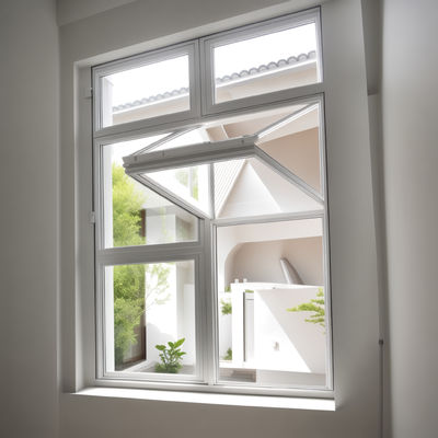 Rumah Aluminium Lipat Up Windows Panel Kaca Sliding Bifold Windows