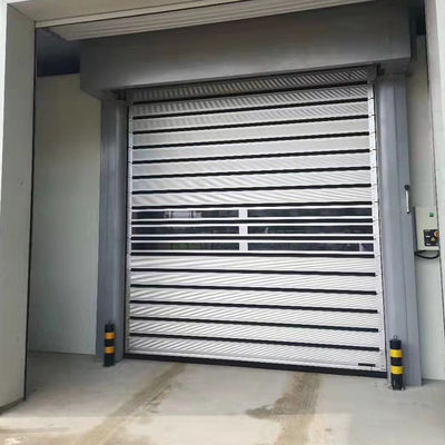 Perak Aluminium Roller Shutter Kerangka Pintu Roller Pintu Komersial Ventilasi