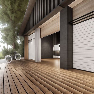 Customized Aluminium Rolling Door Frame Lempar Elektronik Kunci