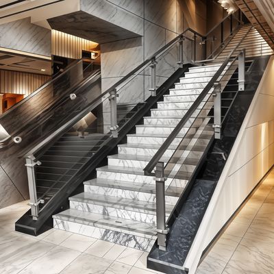 Modern Aluminium Stair Railing ringan Aluminium Stair Railing
