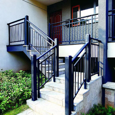 OEM Kontemporer Aluminium Stair Railing tahan karat Mudah Untuk Menginstal