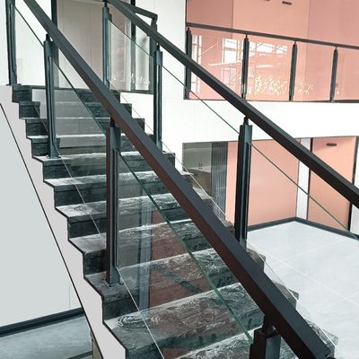 Rumah Aluminium Tangga Genggam Rustproof Aluminium Step Railing