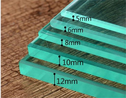 GP-001 Panel kaca bertemperan keamanan bening 3mm-19mm