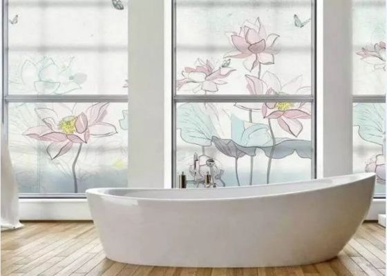 Opaque Finish Frosted Privacy Glass Disesuaikan dan untuk solusi privasi